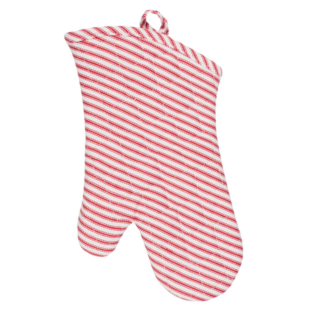 KAF HOME Metro Stripe Cherry Oven Mitt