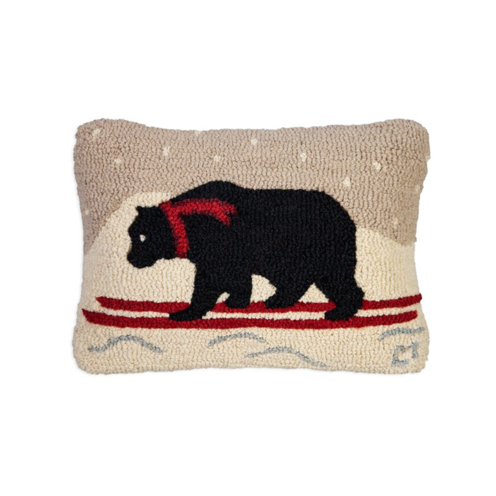 CHANDLER 4 CORNERS Bearly Skiing Hook Pillow Default Title