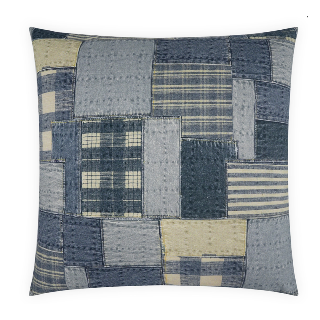 DV KAP HOME Jeans Patchwork Down Feather Pillow Default Title