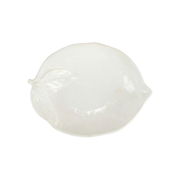 VIETRI White Limoni Medium Figural Lemon Bowl