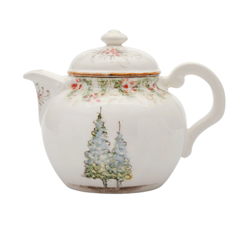 ARTE ITALICA Natale Tea Pot