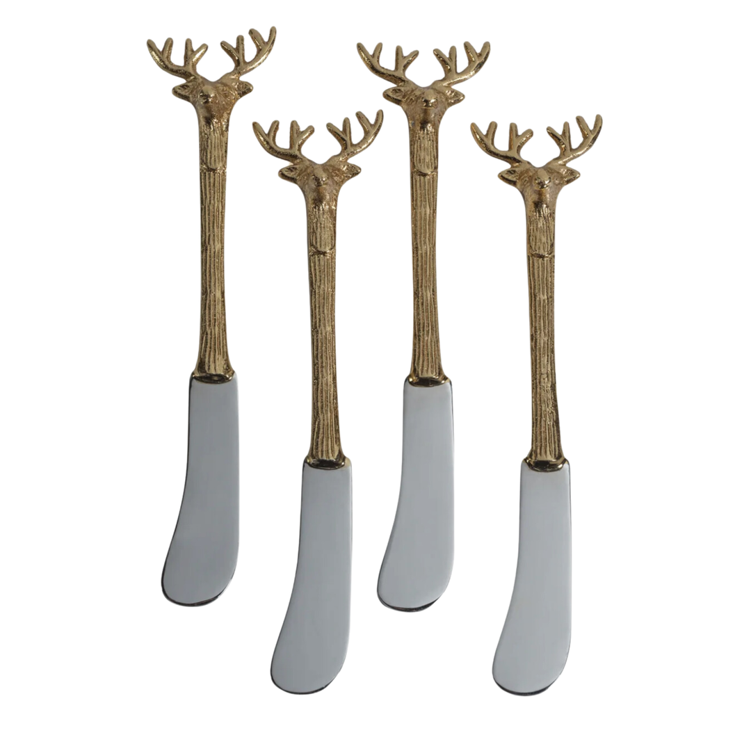 ZODAX Stag Head Butter Knives Default Title