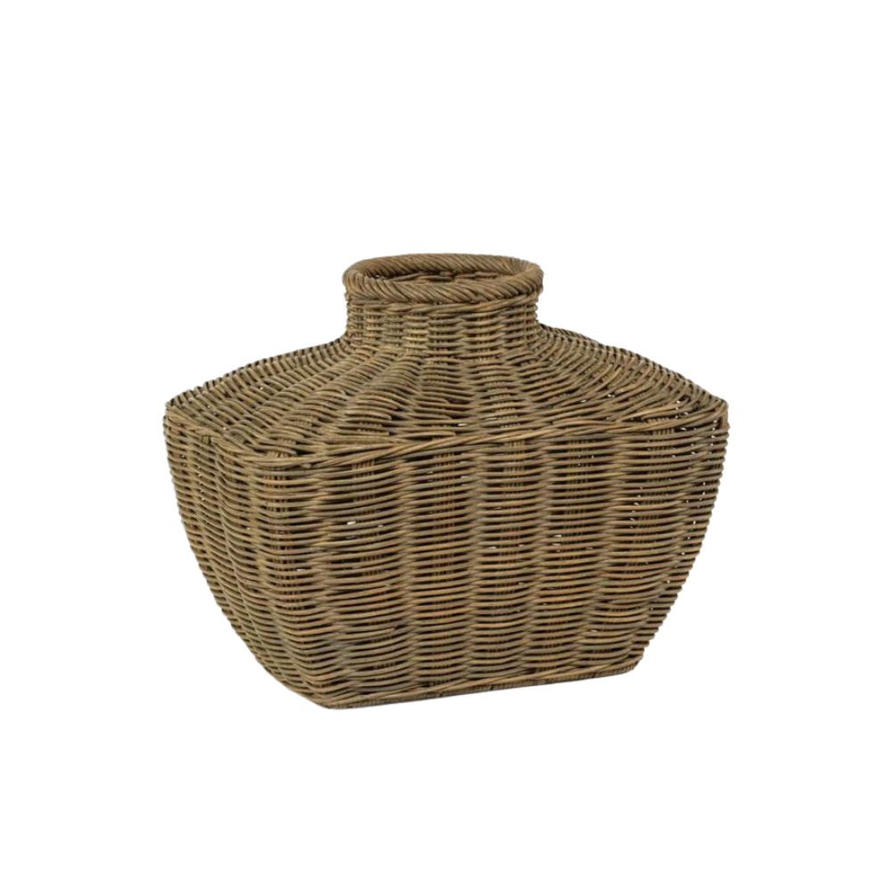 ZODAX Bastide Flask Shape Rattan Basket Default Title