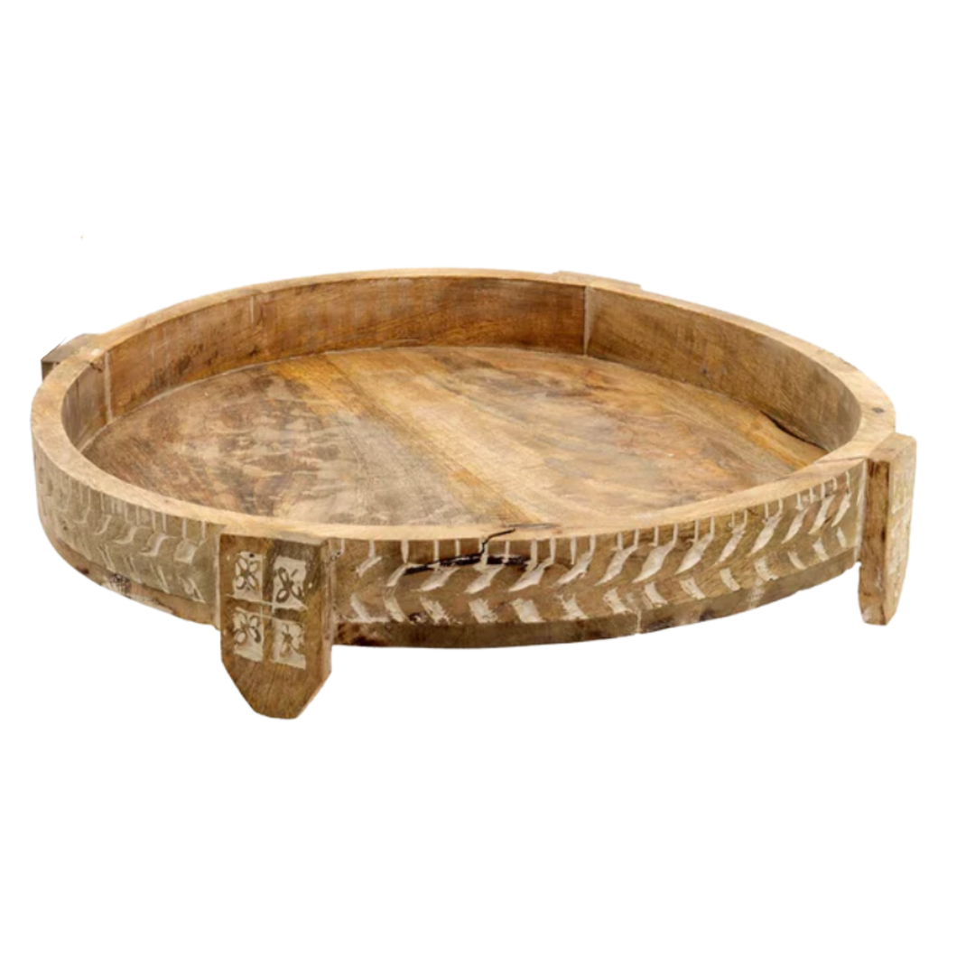 INDABA Carved Chakki Large Tray Default Title