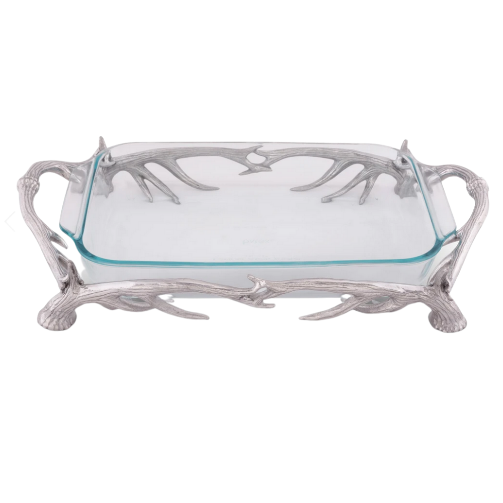 ARTHUR COURT Antler Pyrex 3 Quart Holder Default Title