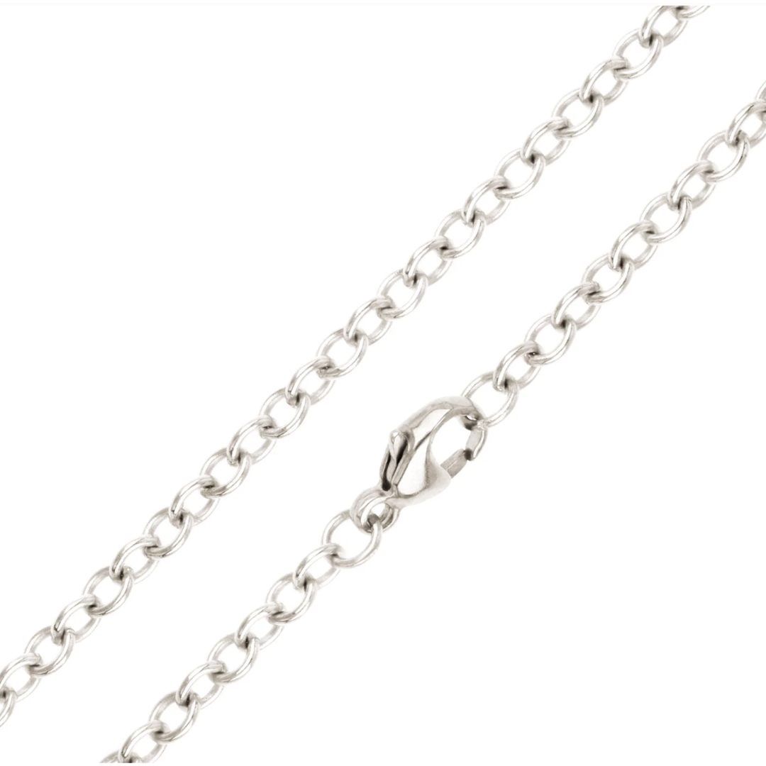 HEATHER B. MOORE 3MM Silver 20" Chain Default Title