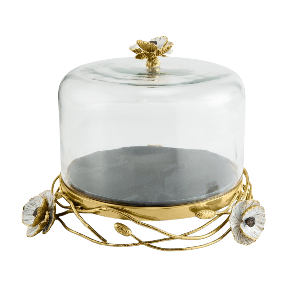 MICHAEL ARAM Anemone Cake Stand With Dome