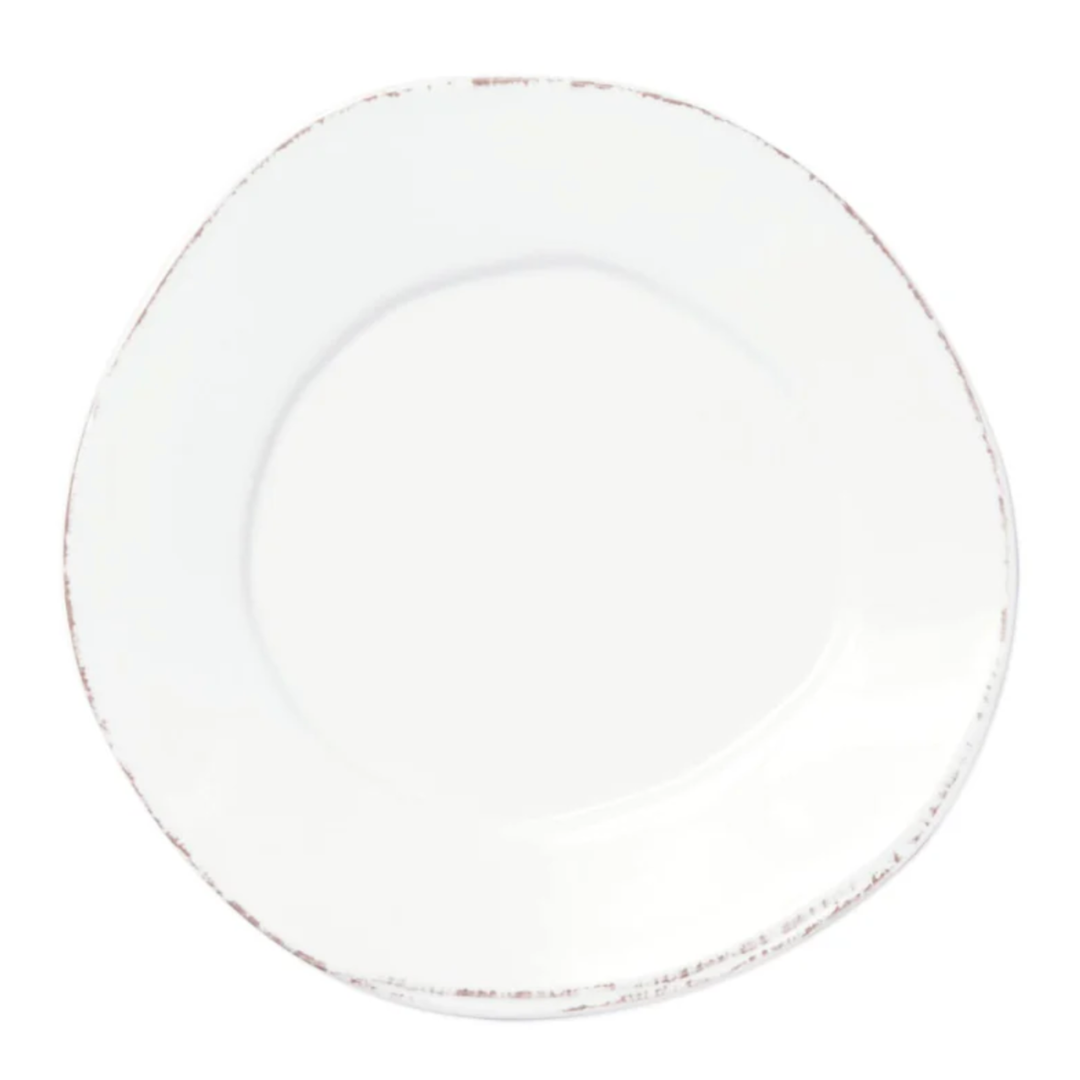 VIETRI Melamine White Salad Plate