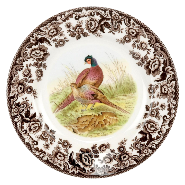 SPODE WOODLAND PHEASANT SALAD PLATE