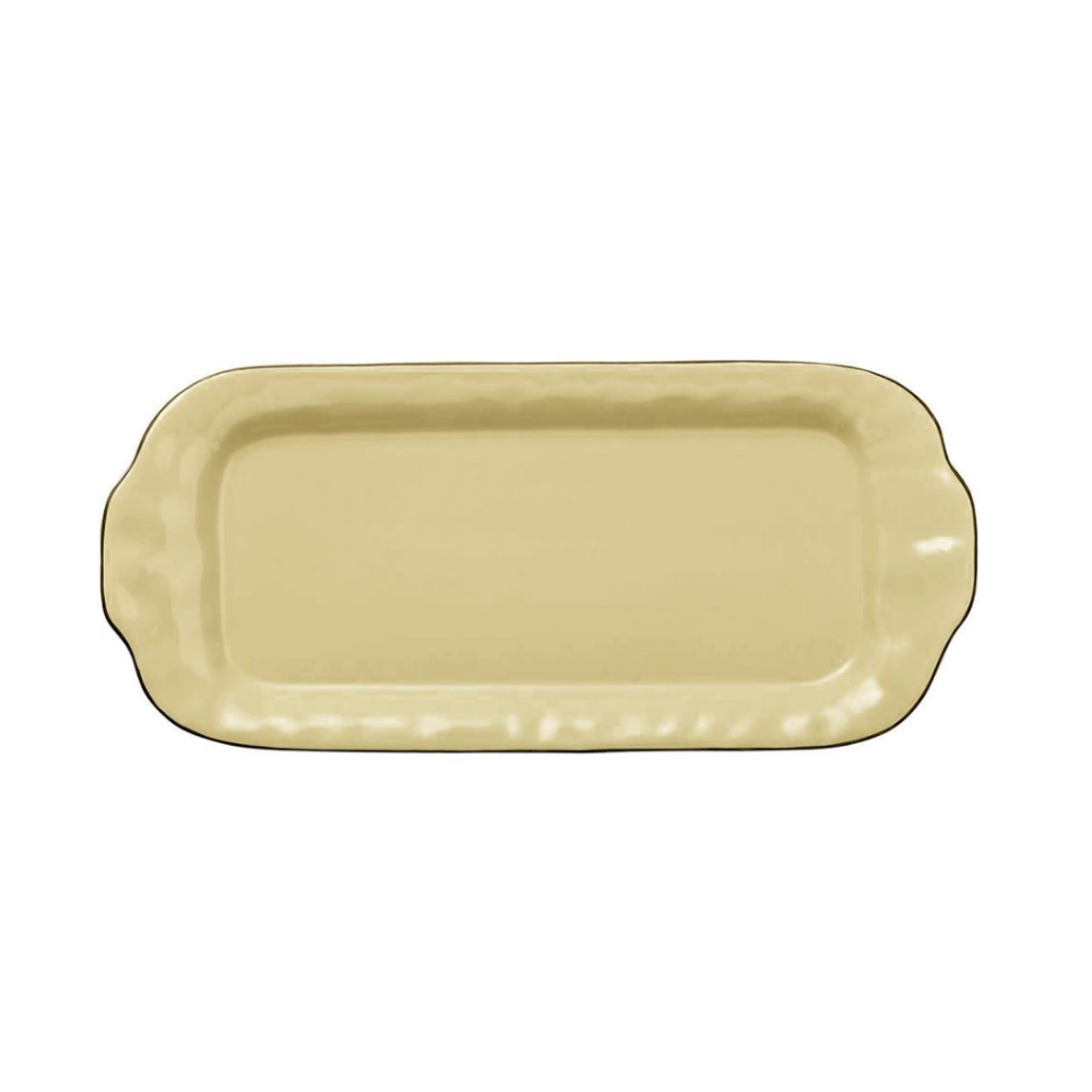 SKYROS CANTARIA ALMOST YELLOW LARGE RECTANGULAR TRAY