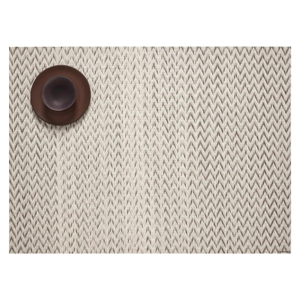 CHILEWICH Quill Wovan Sand Tone Placemat