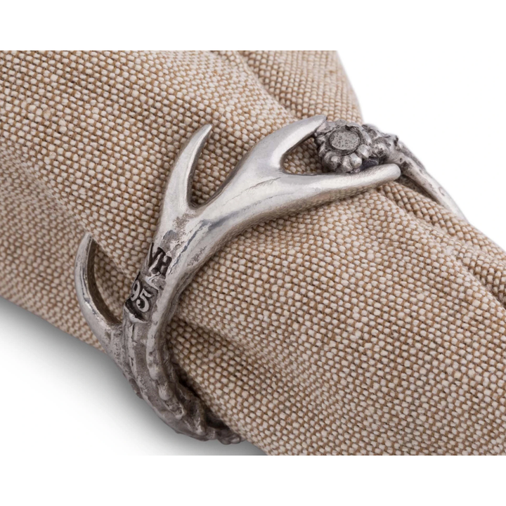 VAGABOND HOUSE Pewter Antler Napkin Ring