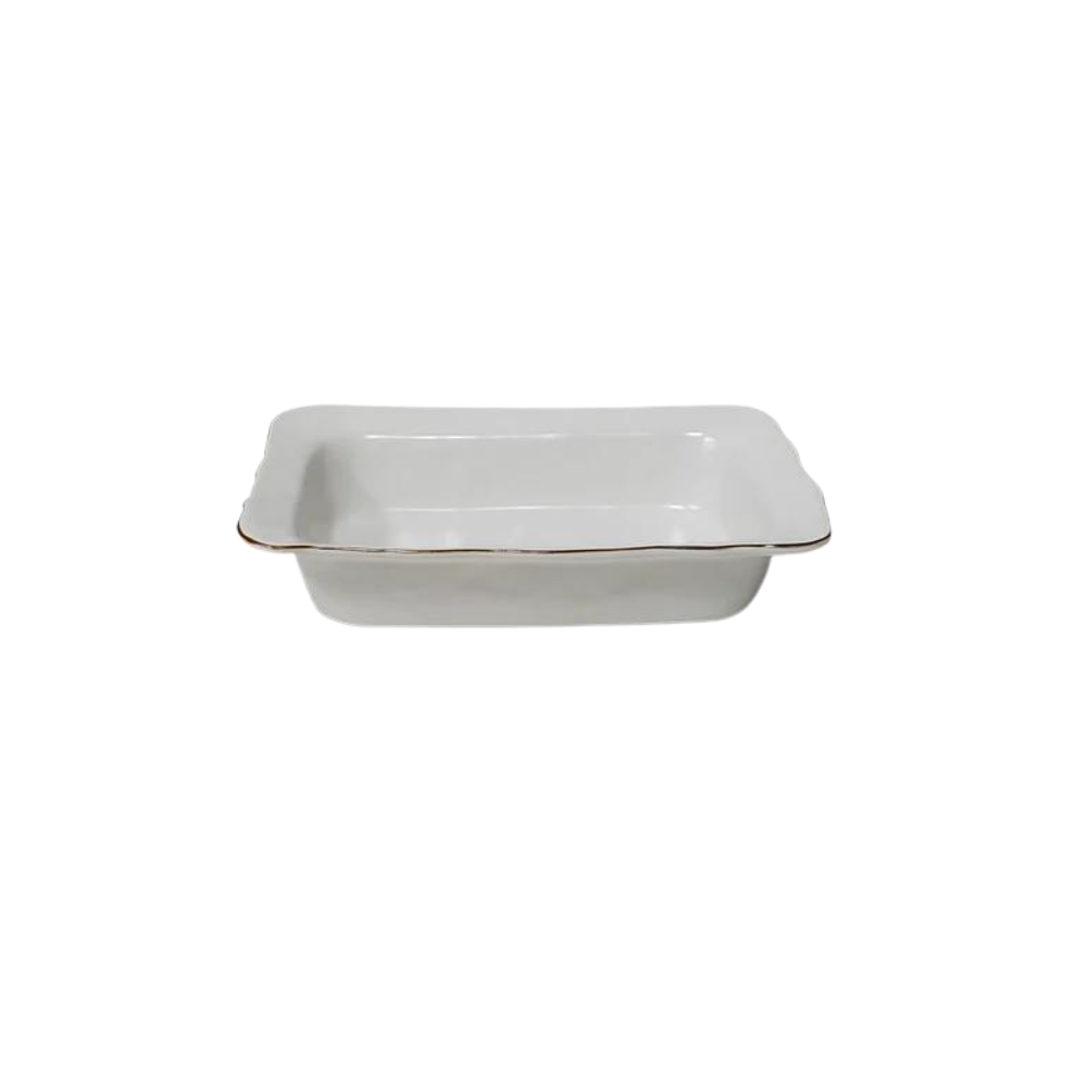 SKYROS CANTARIA MATTE WHITE RECTANGULAR BAKER