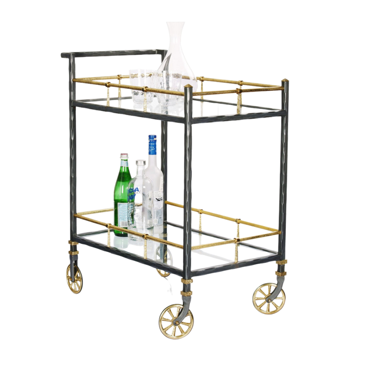 MICHAEL ARAM FORGED BAR CART (AVAILABLE ONLINE)