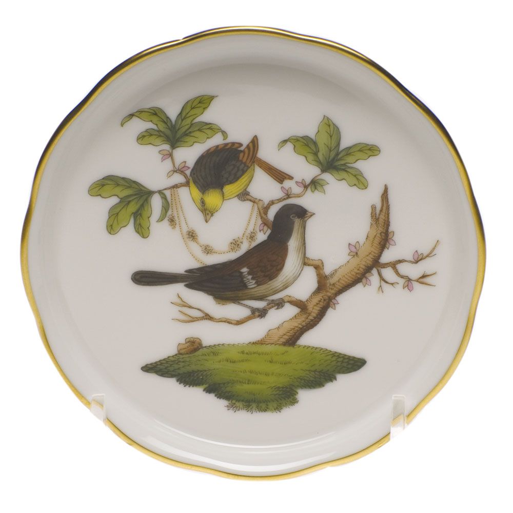 HEREND Rothschild Bird Coaster Motif 1