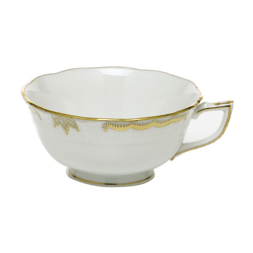 HEREND PRINCESS VICTORIA GRAY TEA CUP