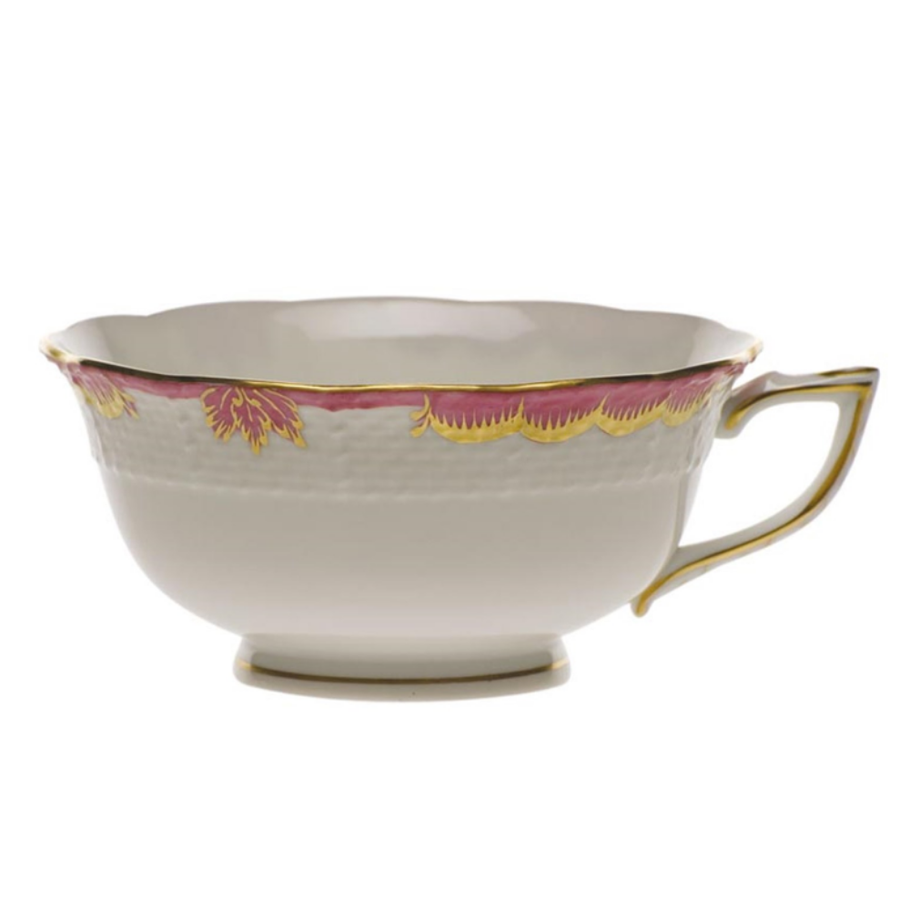 HEREND PRINCESS VICTORIA PINK TEA CUP