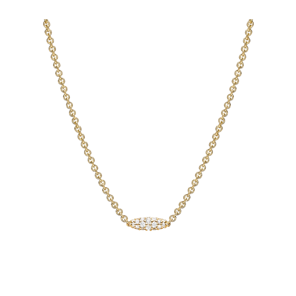 PAUL MORELLI 18K YELLOW GOLD SINGLE LARGE ELEMENT PIPETTE NECKLACE