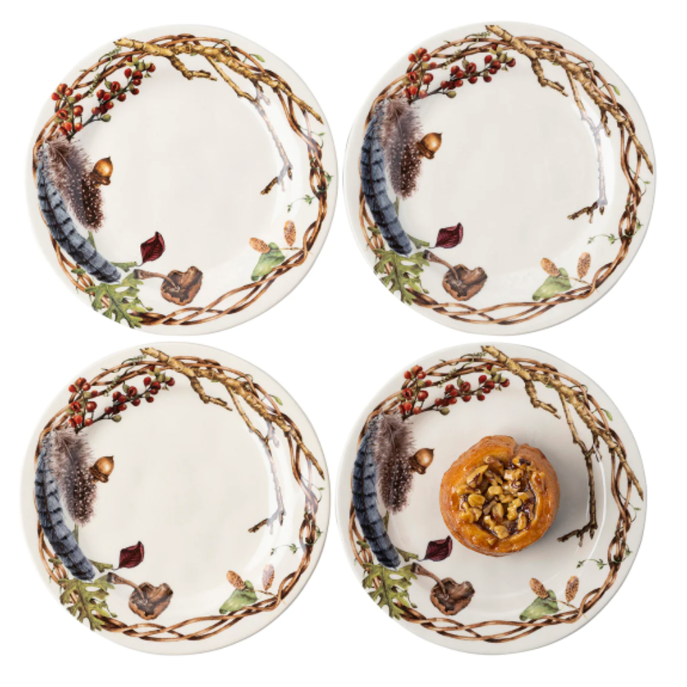 JULISKA Forest Walk Party Plate Set Of 4