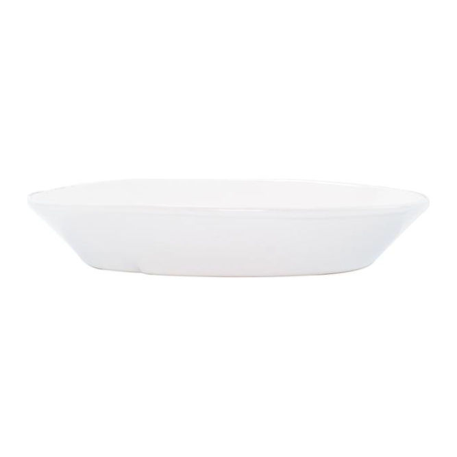 VIETRI LASTRA WHITE SMALL OVAL BAKER