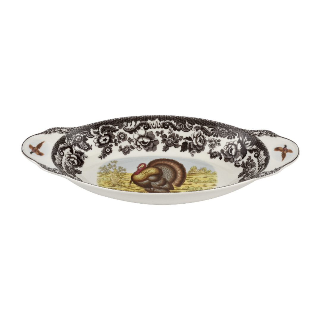 SPODE WOODLAND TURKEY BREAD TRAY