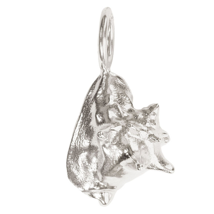 HEATHER B. MOORE STERLING SILVER HIGH POLISH CONCH SHELL CHARM
