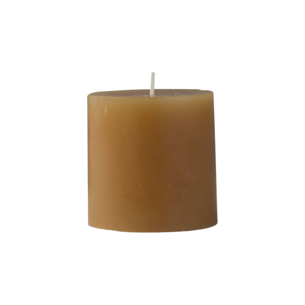 TAG PILLAR HONEY CANDLE 3X3