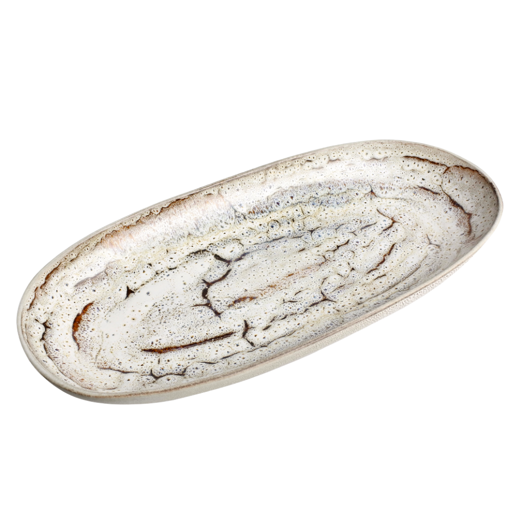 CARMEL CERAMICA Trufful Oval Large Tray