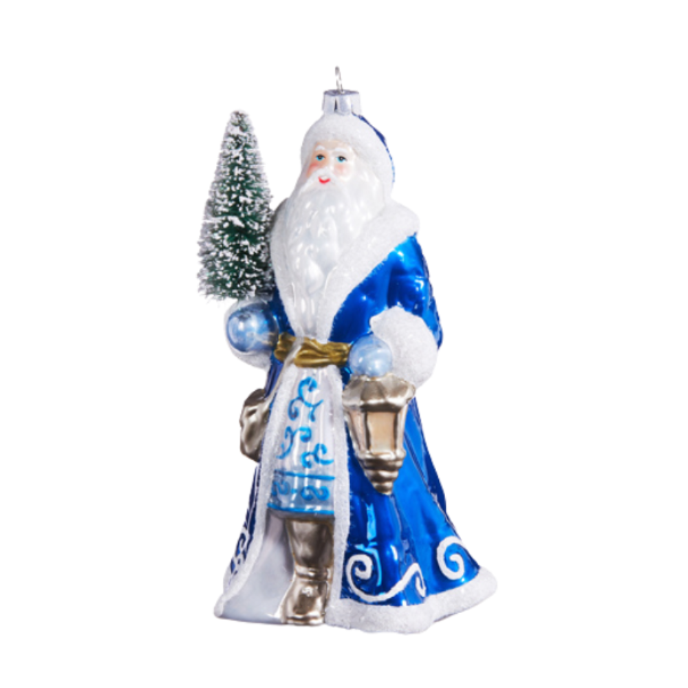 RAZ IMPORTS SANTA WITH TREE ORNAMENT