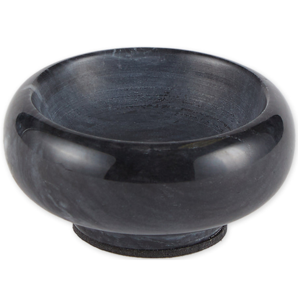 RSVP BLACK MARBLE SALT BOWL