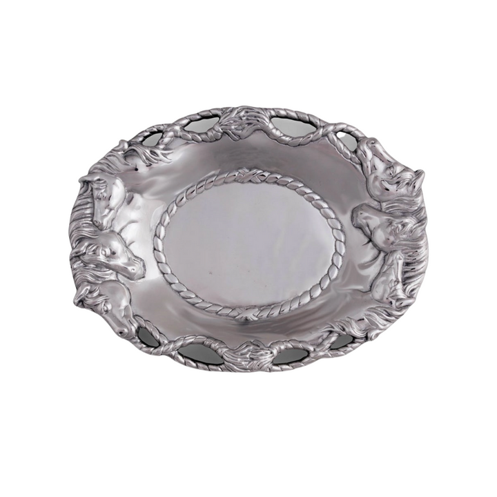 ARTHUR COURT OVAL TRAY HORSE