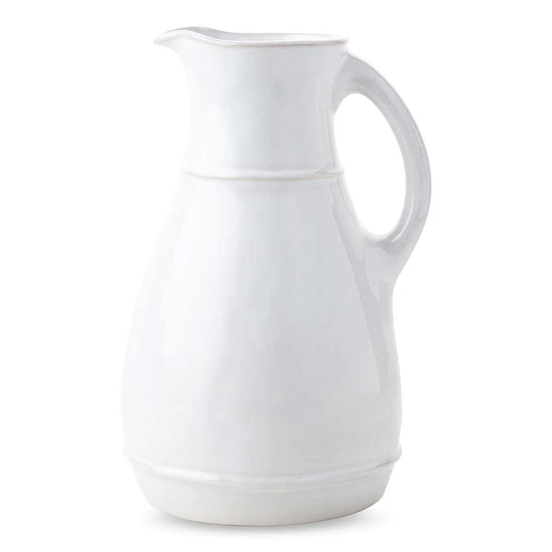 JULISKA PURO WHITEWASH PITCHER/VASE