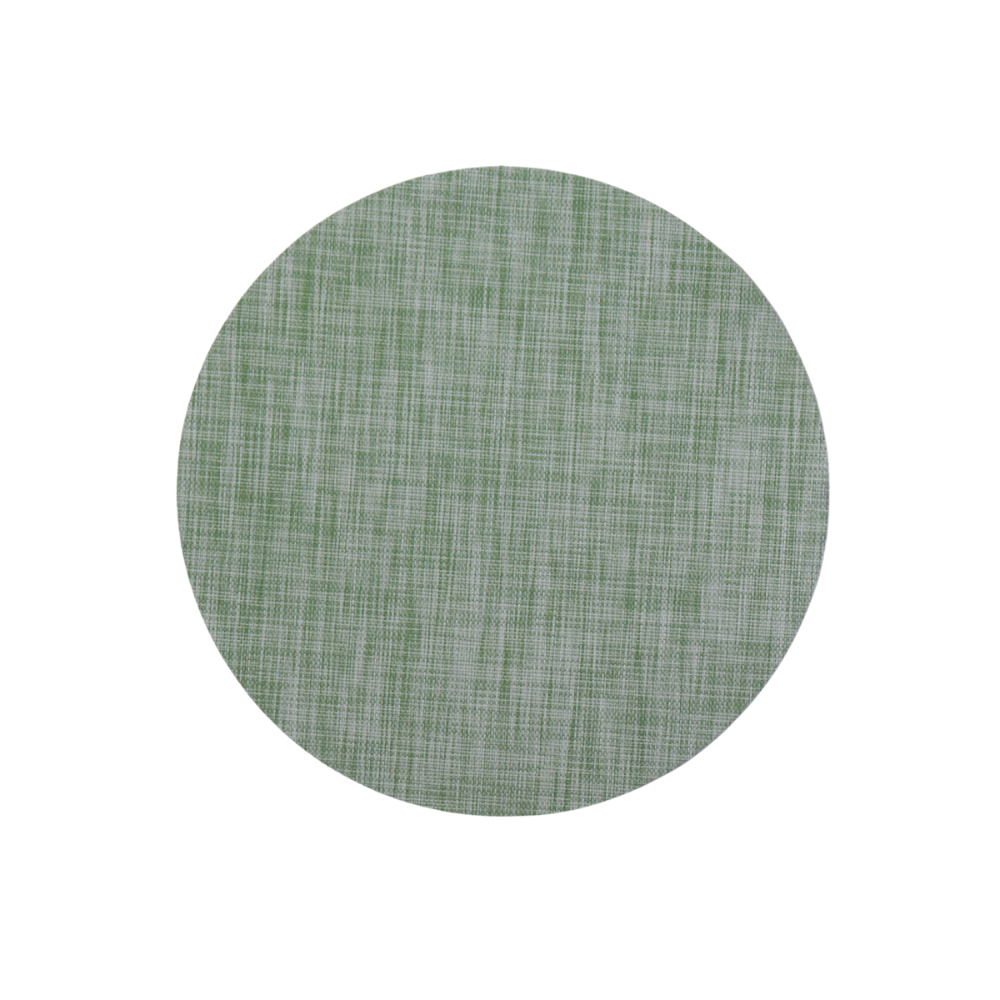 BEATRIZE BALL VIDA ROUND WOVEN PLACEMAT - GREEN