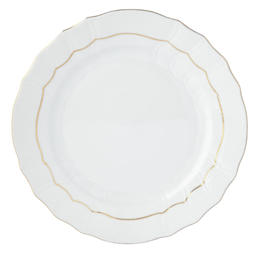 HEREND GOLDEN EDGE DESSERT PLATE