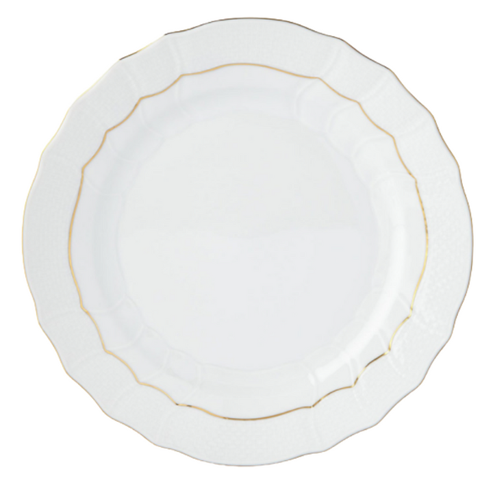 HEREND Golden Edge Dessert Plate