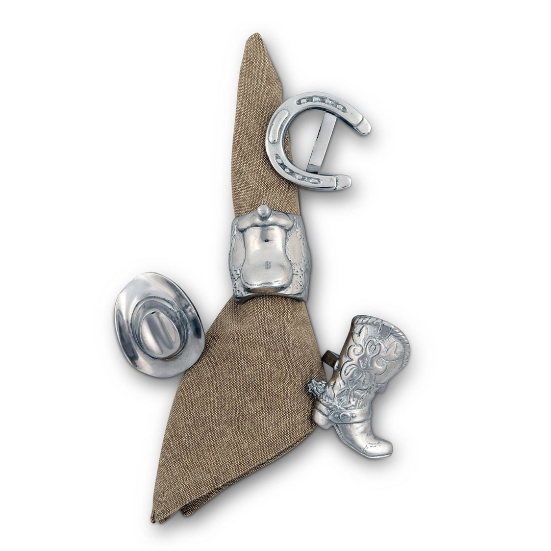 ARTHUR COURT Individually Sold Wester Motif Napkin Rings