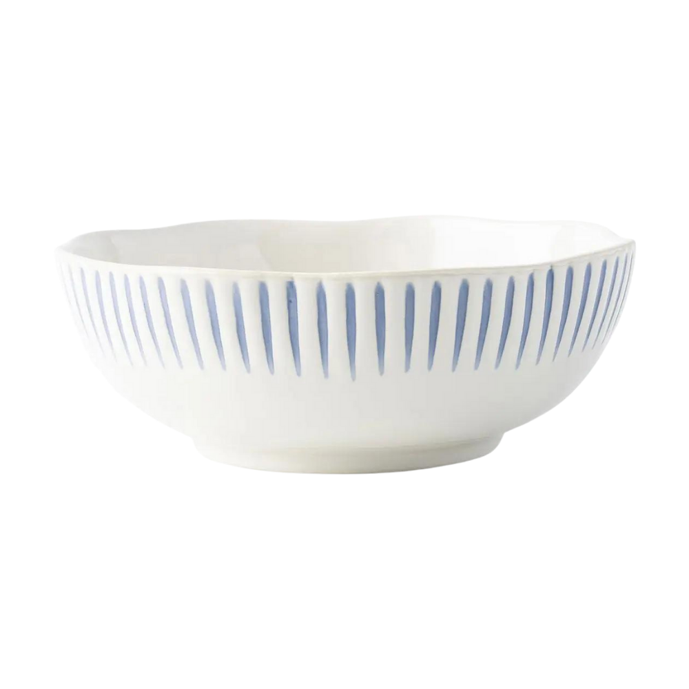 JULISKA Sitio Blue Delft Stripe Coupe Bowl