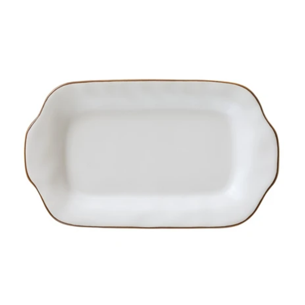 SKYROS CANTARIA MATTE WHITE BUTTER DISH