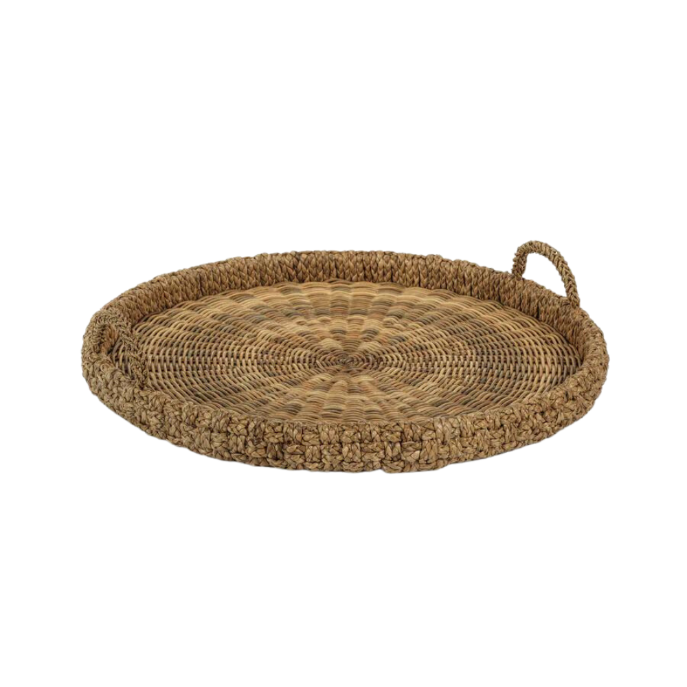 ZODAX PORTOFINO BRAIDED SEAGRASS TRAY