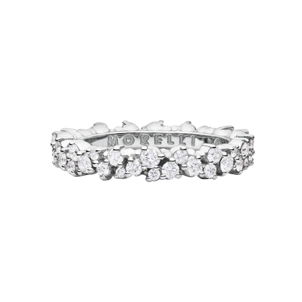 PAUL MORELLI 18K WHITE GOLD CONFETTI BAND