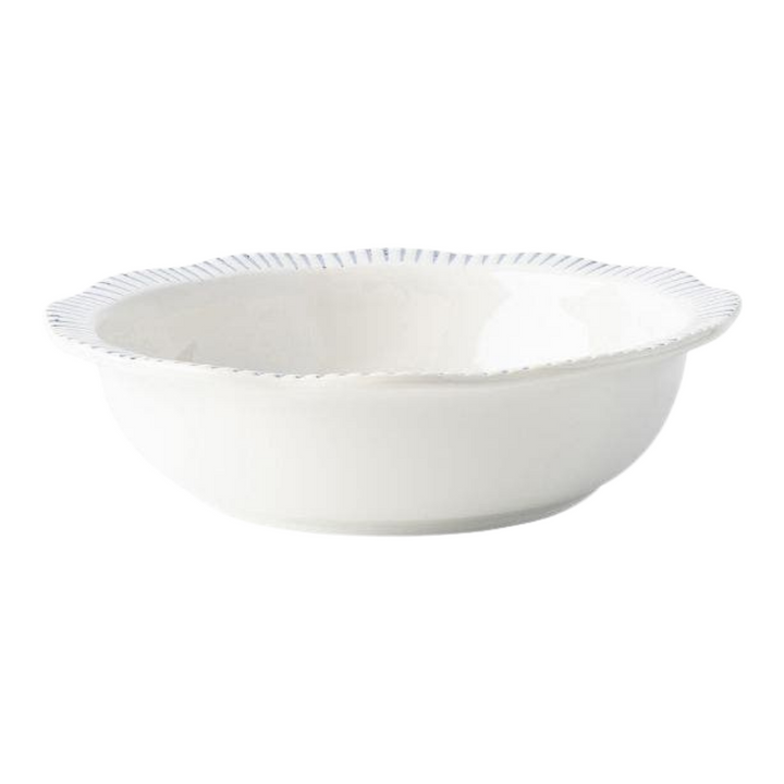 JULISKA Sitio Blue Delft Stripe Serving Bowl