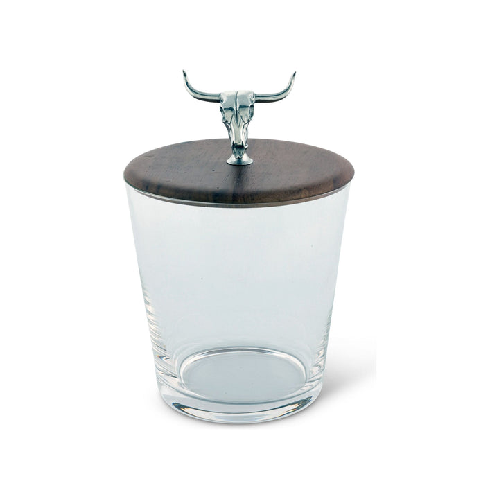 VAGABOND HOUSE ICE BUCKET WITH COW SKULL KNOB