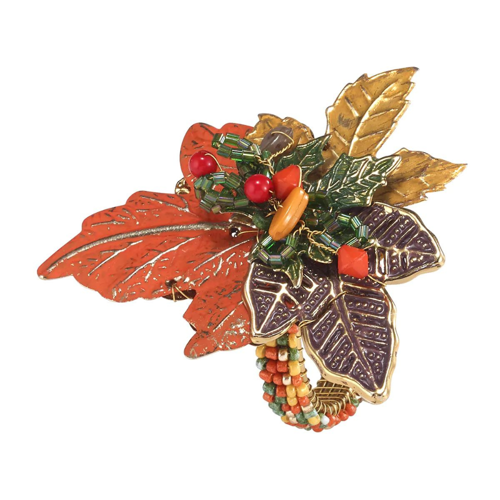 BODRUM AUTUMN LEAVES NAPKIN RING