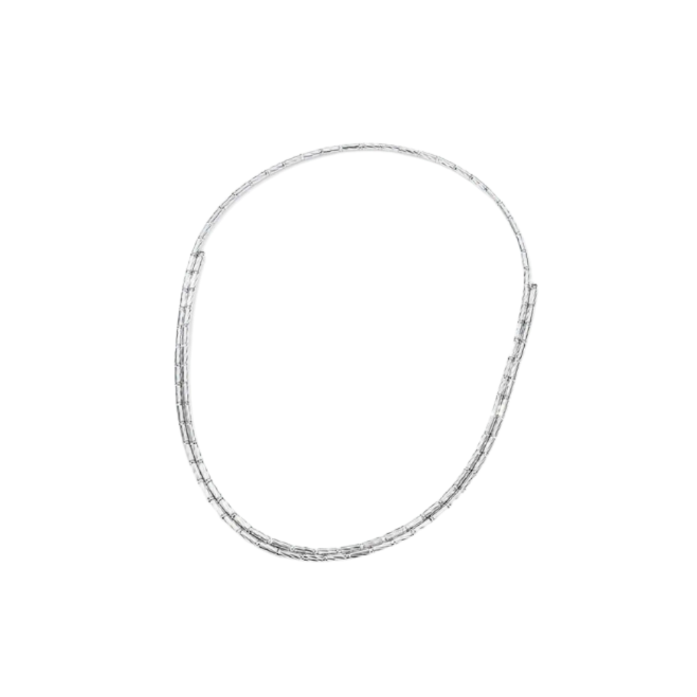 PLATINUM BORN 850 PLATINUM NECKLACE AND BRACELET MAGNETIC FLEXIBLE CHAIN