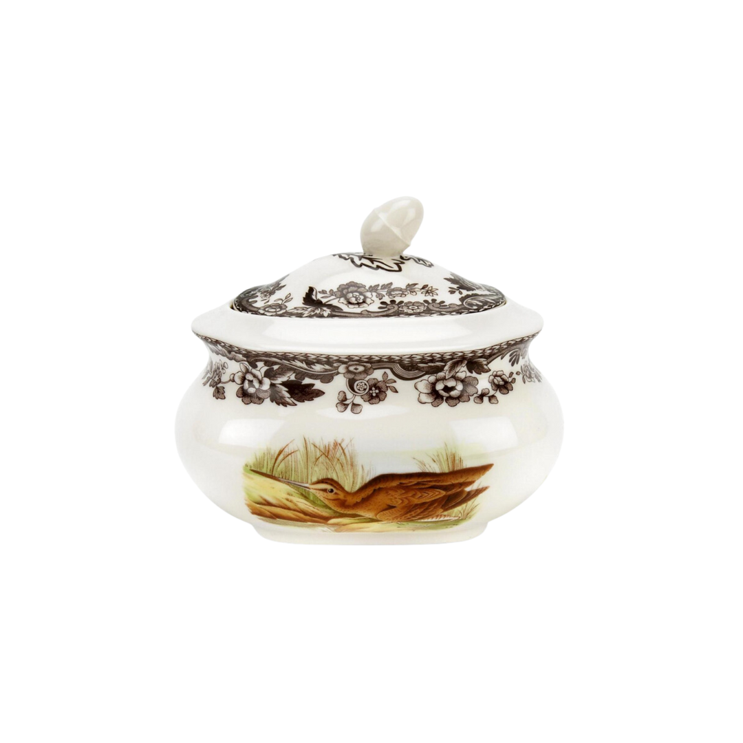 SPODE WOODLAND COVERED SUGAR BOWL