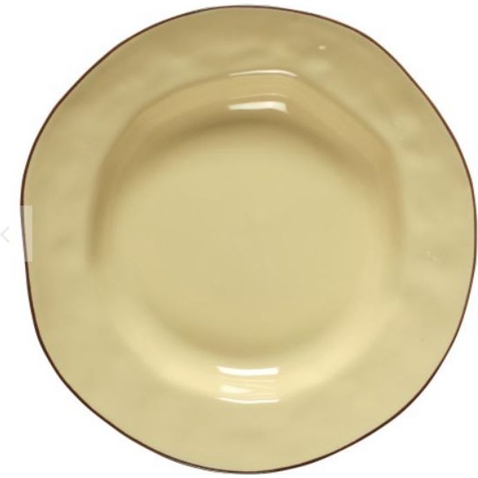 SKYROS Cantaria Almost Yellow Pasta Or Rim Soup Bowl
