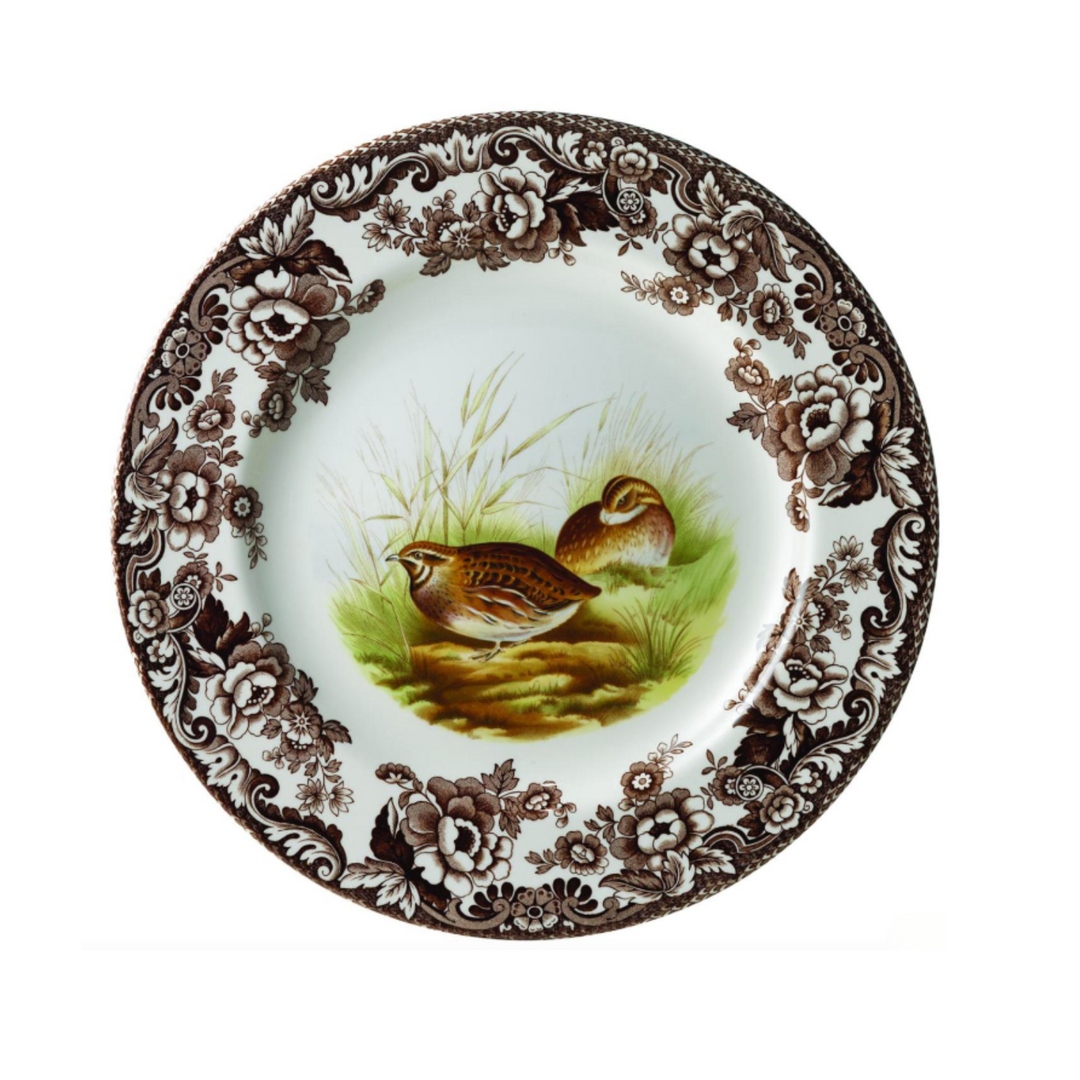 SPODE WOODLAND QUAIL SALAD PLATE