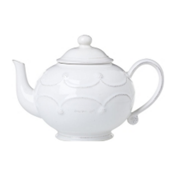 JULISKA BERRY AND THREAD WHITEWASH TEAPOT