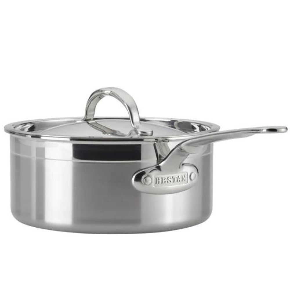 HESTAN PROBOND STAINLESS SAUCEPAN W/LID 3QT