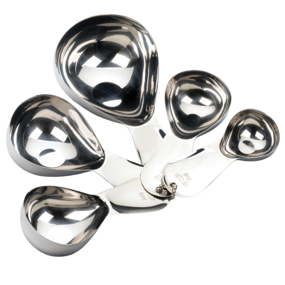 RSVP MEASURING SPOON TEARDROP SET/5